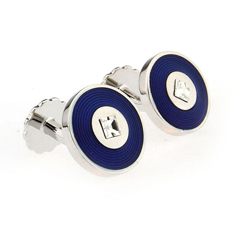 Crystal Zircon Cufflinks