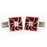 Crystal Zircon Cufflinks