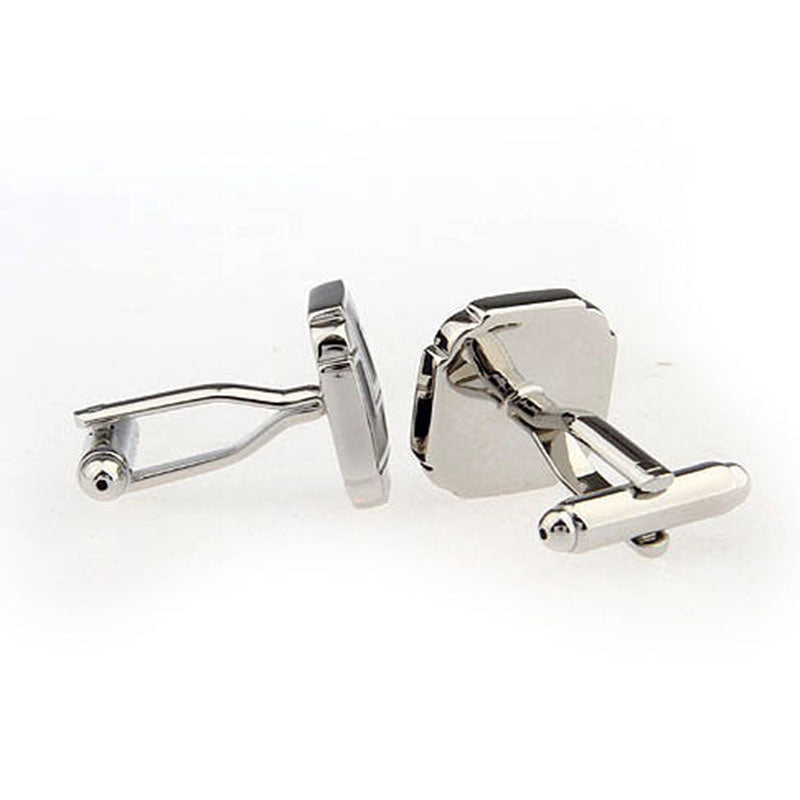 Enamel Dropping Glue Cufflinks