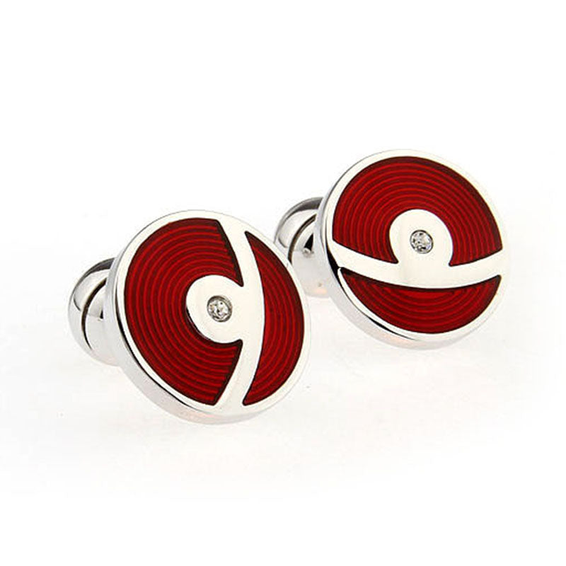 Enamel Dropping Glue Cufflinks