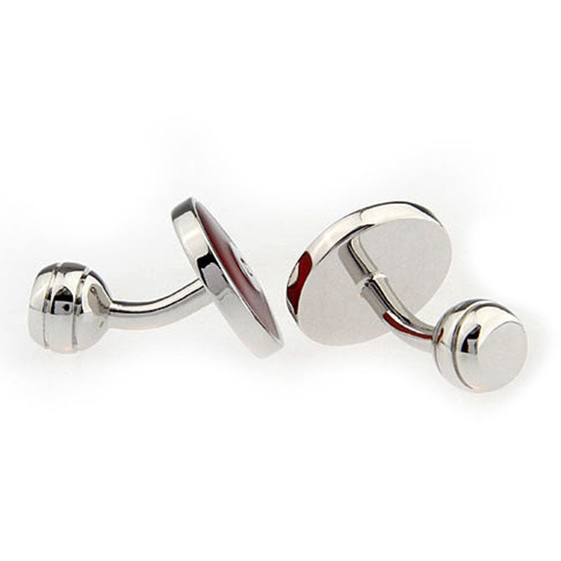 Enamel Dropping Glue Cufflinks