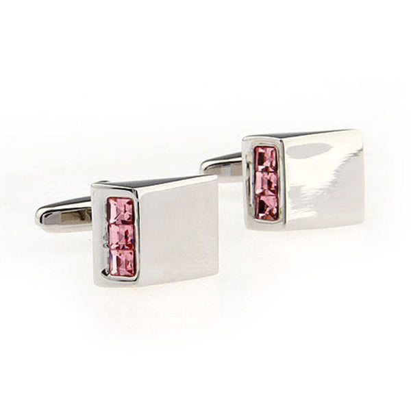 Crystal Zircon Cufflinks