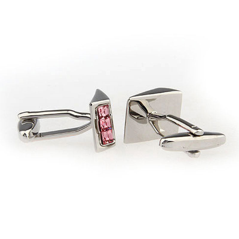 Crystal Zircon Cufflinks