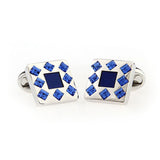 Crystal Zircon Cufflinks