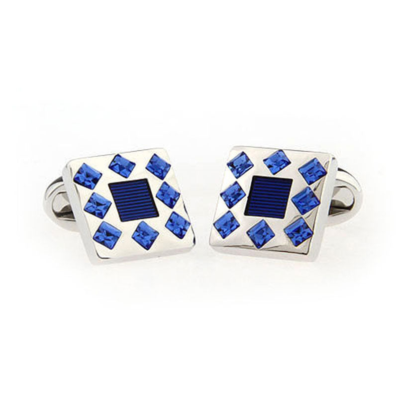 Crystal Zircon Cufflinks