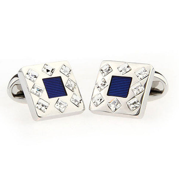 Crystal Zircon Cufflinks