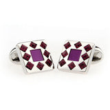 Crystal Zircon Cufflinks