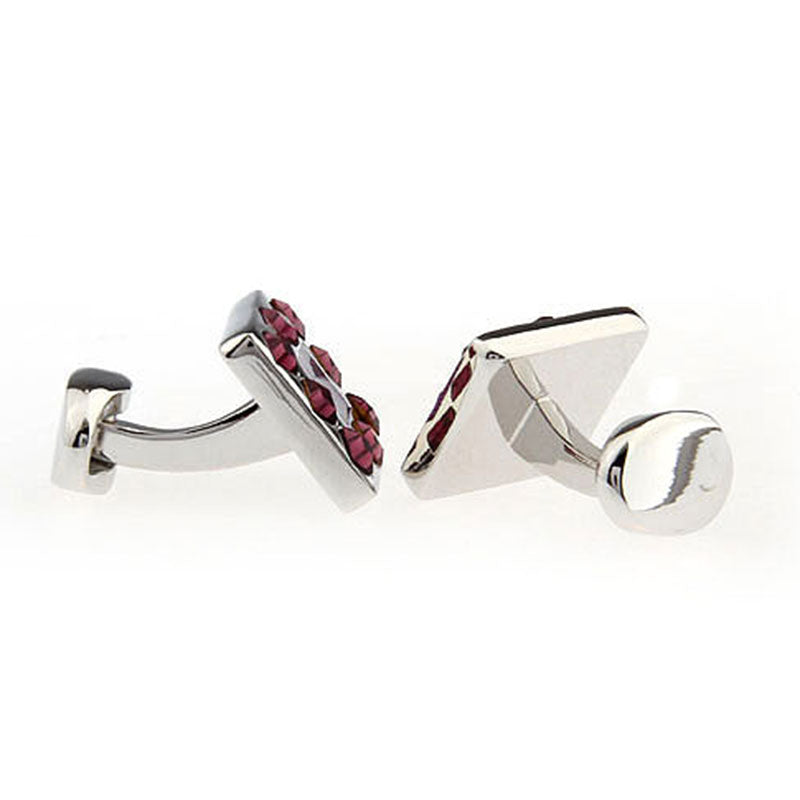 Crystal Zircon Cufflinks