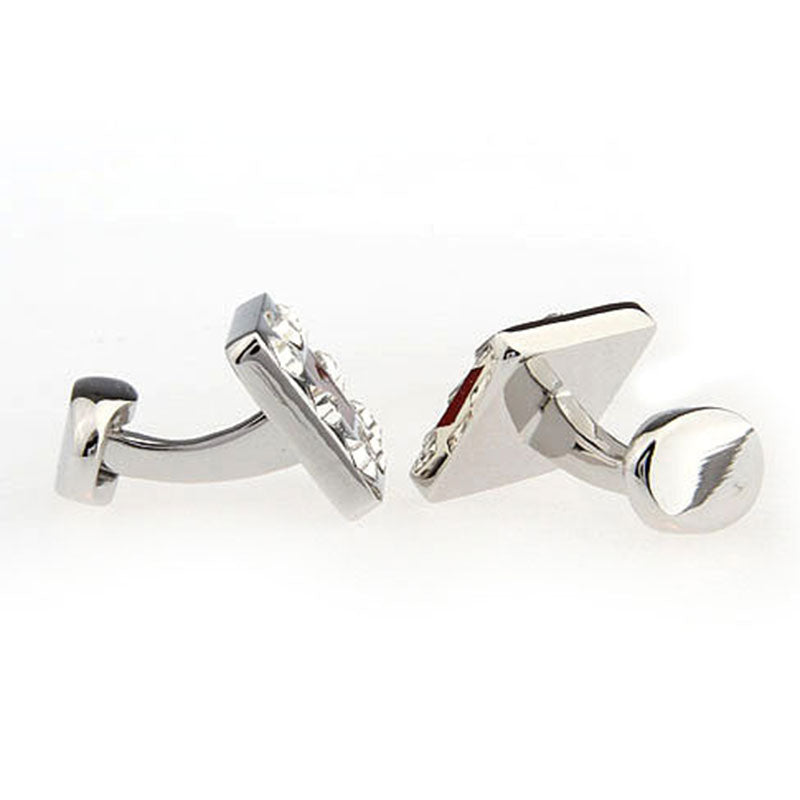 Crystal Zircon Cufflinks