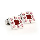 Crystal Zircon Cufflinks