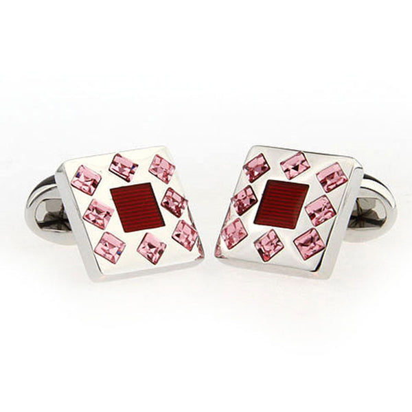 Crystal Zircon Cufflinks