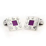 Crystal Zircon Cufflinks