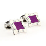 Crystal Zircon Cufflinks