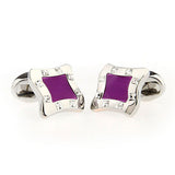 Crystal Zircon Cufflinks