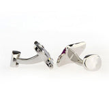 Crystal Zircon Cufflinks