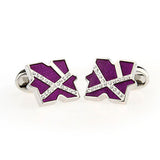 Crystal Zircon Cufflinks