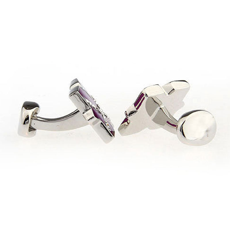 Crystal Zircon Cufflinks