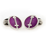 Crystal Zircon Cufflinks