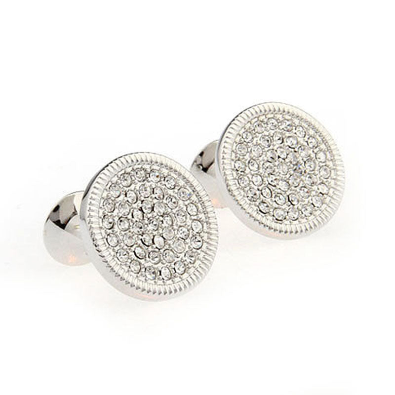 Crystal Zircon Cufflinks