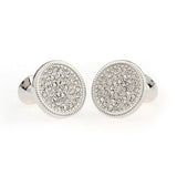 Crystal Zircon Cufflinks