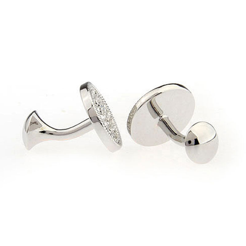 Crystal Zircon Cufflinks