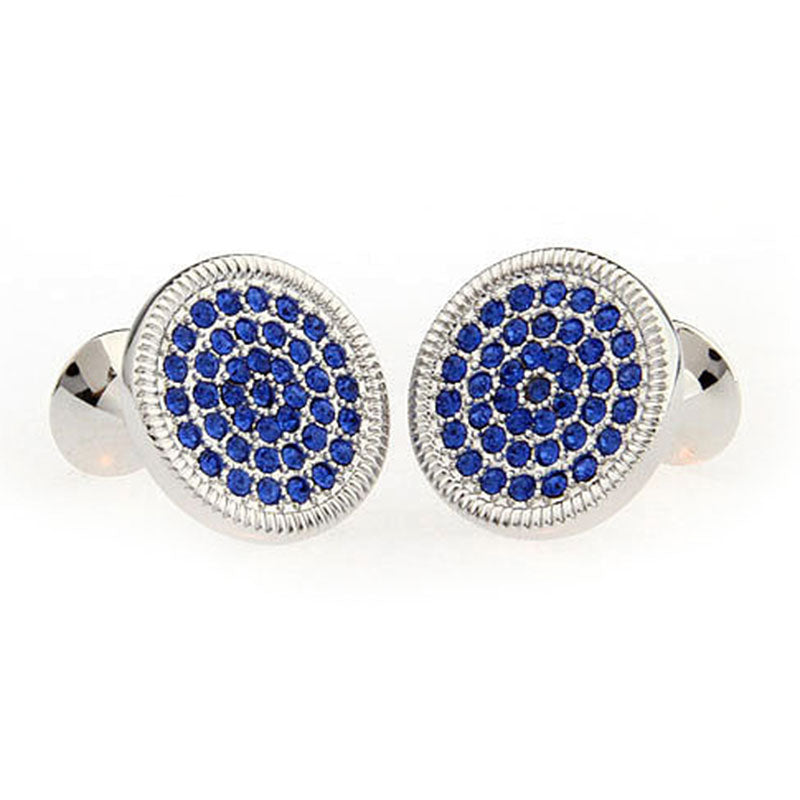 Crystal Zircon Cufflinks