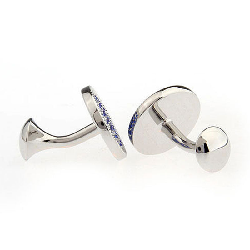 Crystal Zircon Cufflinks