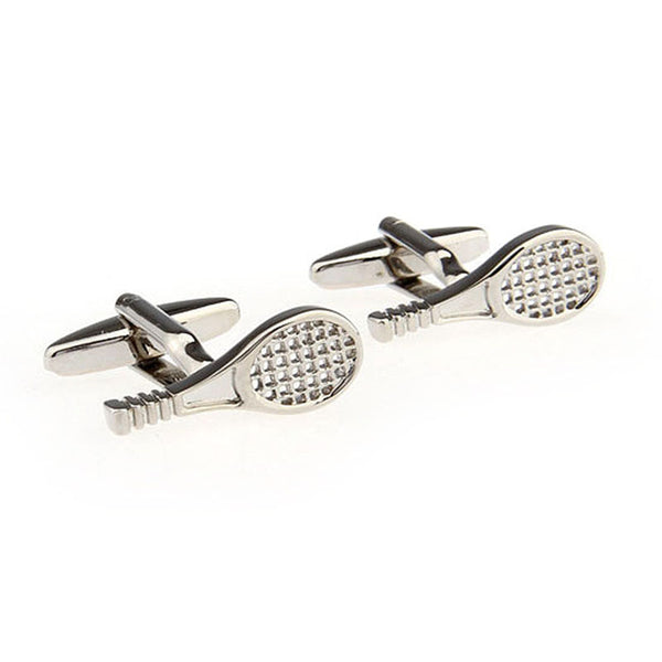 Sports Technology Plain Colour Metal Cufflinks