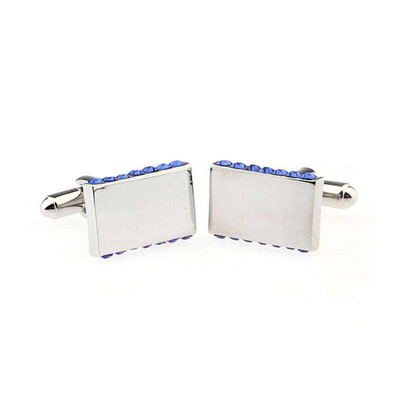 Crystal Zircon Cufflinks