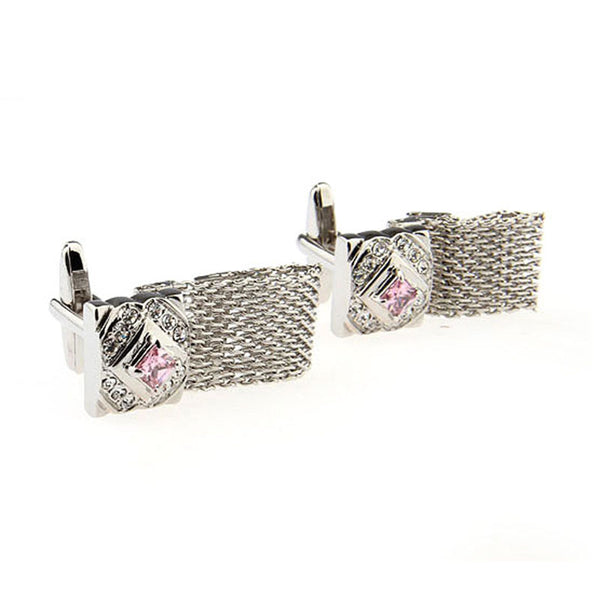 Crystal Zircon Cufflinks