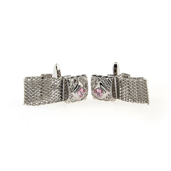 Crystal Zircon Cufflinks