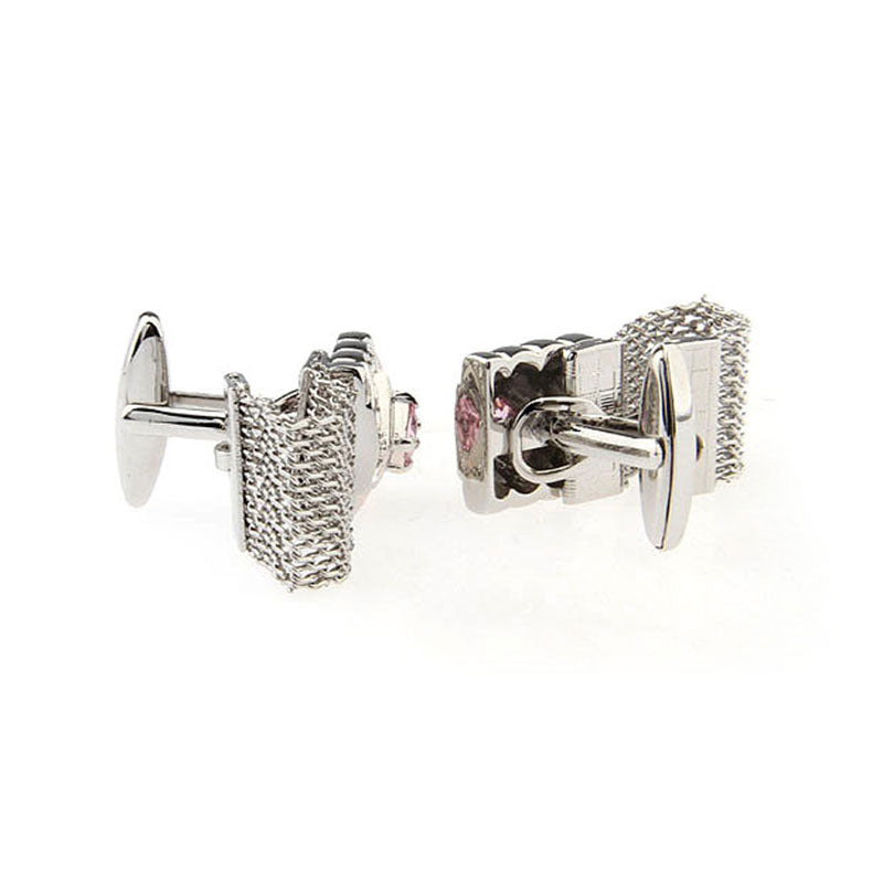 Crystal Zircon Cufflinks