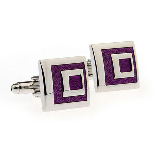 Enamel Dropping Glue Cufflinks