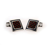 Enamel Dropping Glue Cufflinks