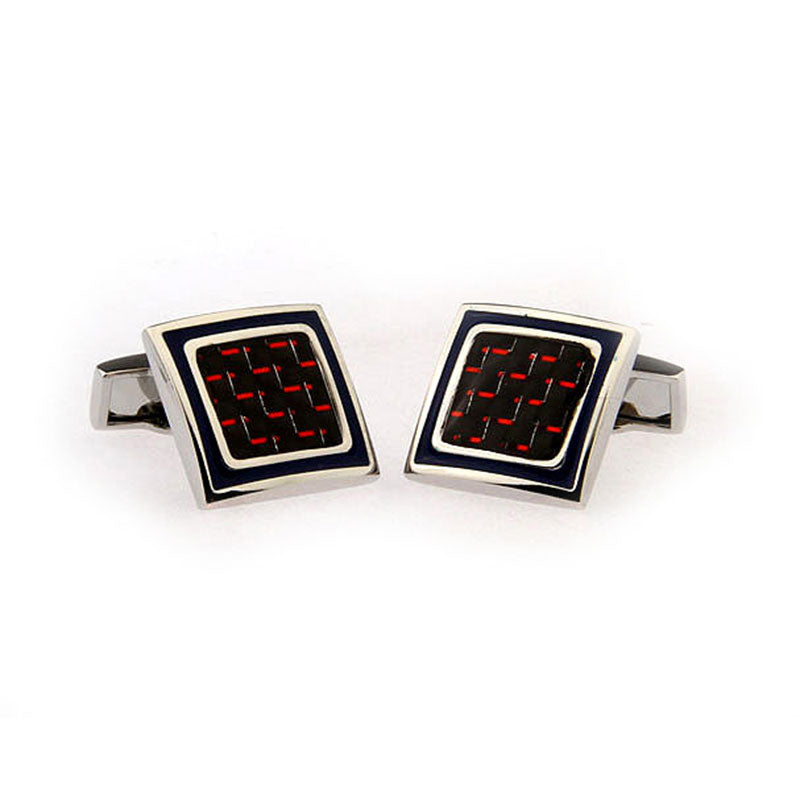 Enamel Dropping Glue Cufflinks