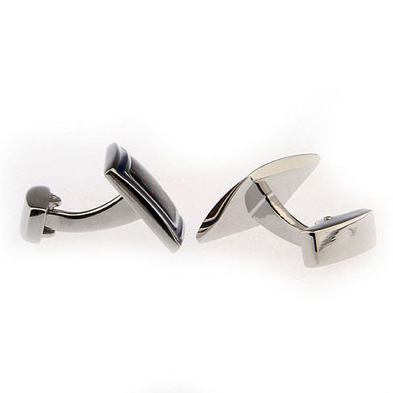 Enamel Dropping Glue Cufflinks