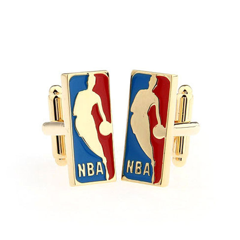 Sports Technology Enamel Dropping Glue Cufflinks