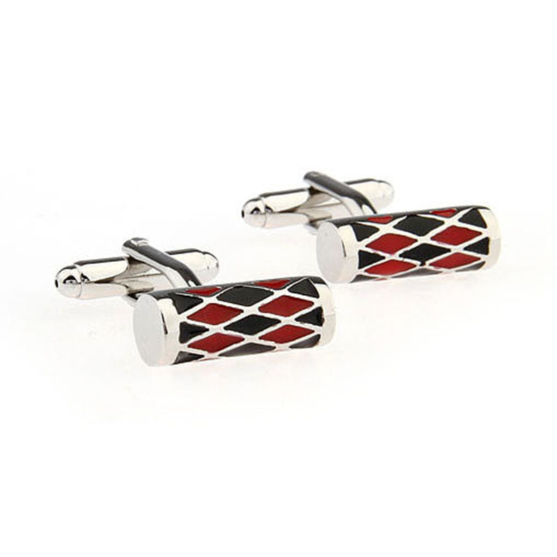 Enamel Dropping Glue Cufflinks