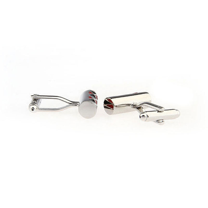 Enamel Dropping Glue Cufflinks