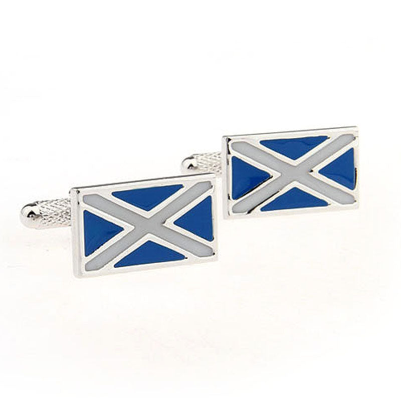 National Flag Music Enamel Dropping Glue Cufflinks