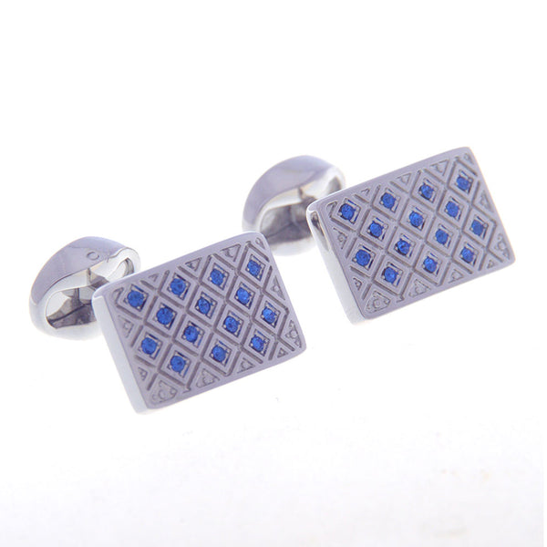 Crystal Zircon Cufflinks