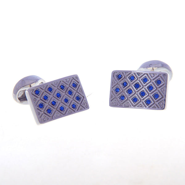 Crystal Zircon Cufflinks