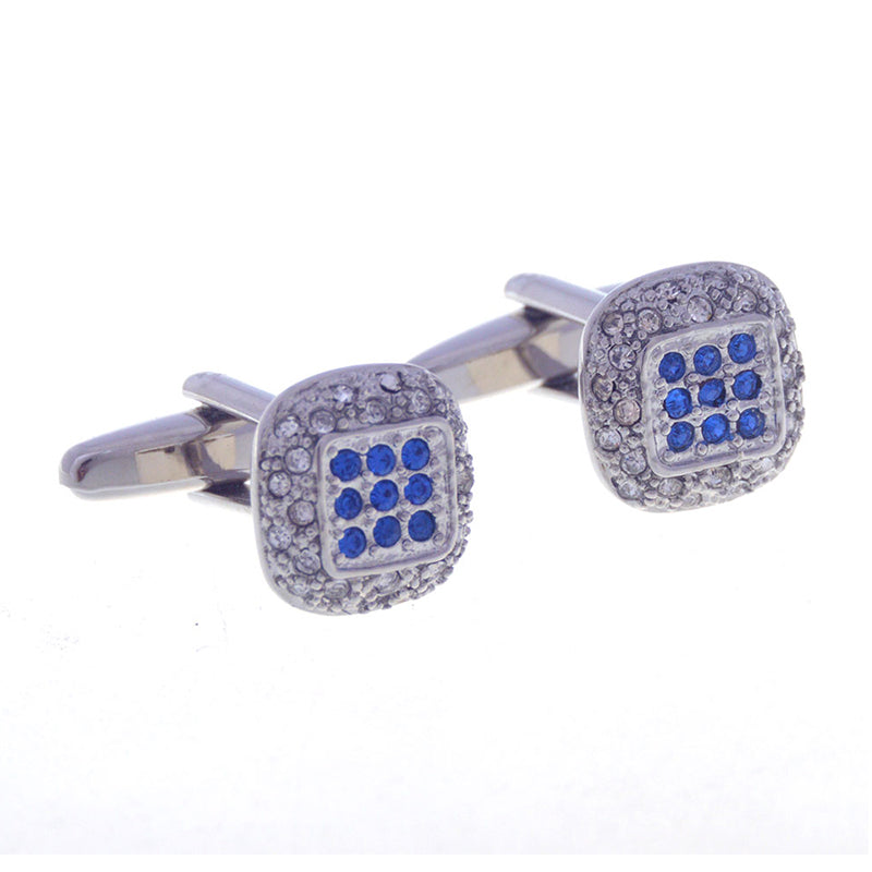 Crystal Zircon Cufflinks