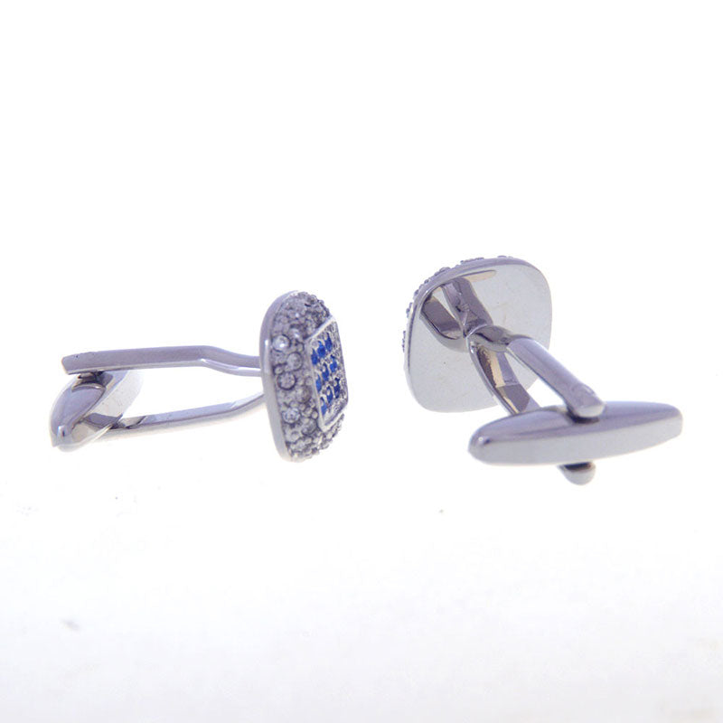 Crystal Zircon Cufflinks