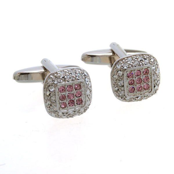 Crystal Zircon Cufflinks