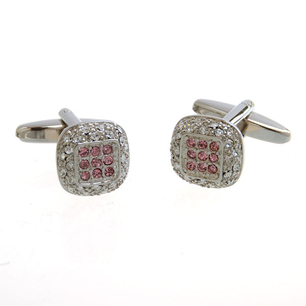 Crystal Zircon Cufflinks