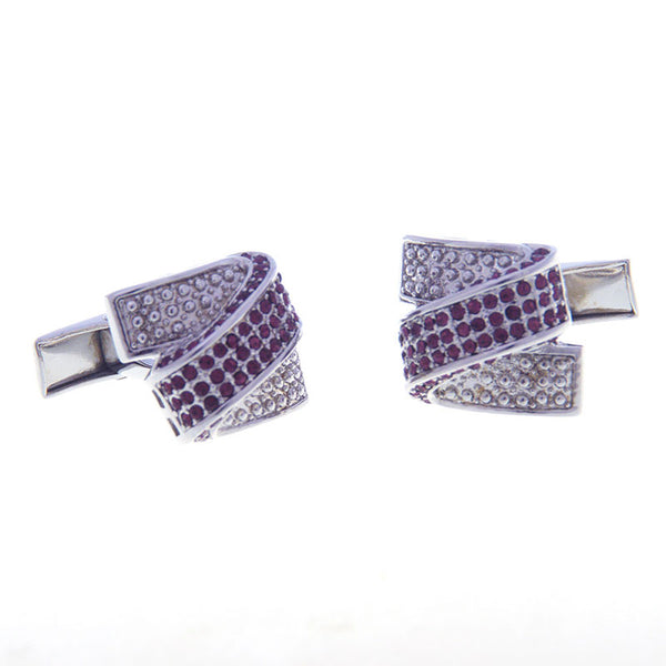 Crystal Zircon Cufflinks