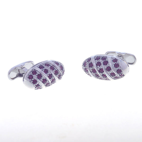 Crystal Zircon Cufflinks