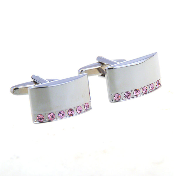 Crystal Zircon Cufflinks