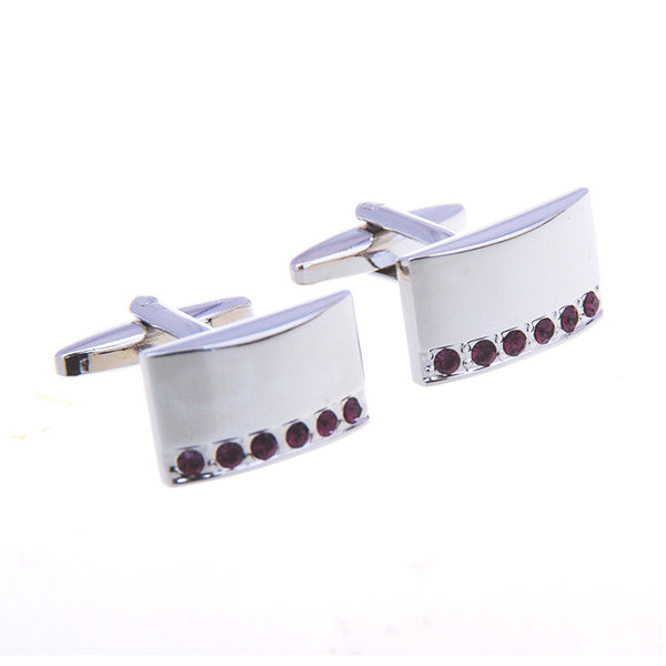 Crystal Zircon Cufflinks